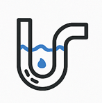 Clogged pipe and flood damage icon – DFW Plumber
